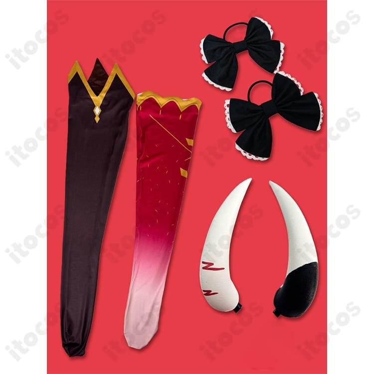 百鬼あやめ アイドル衣装コスプレ｜高発色ツイルで軽やか、イベントも撮影も快適 - 5枚目の画像