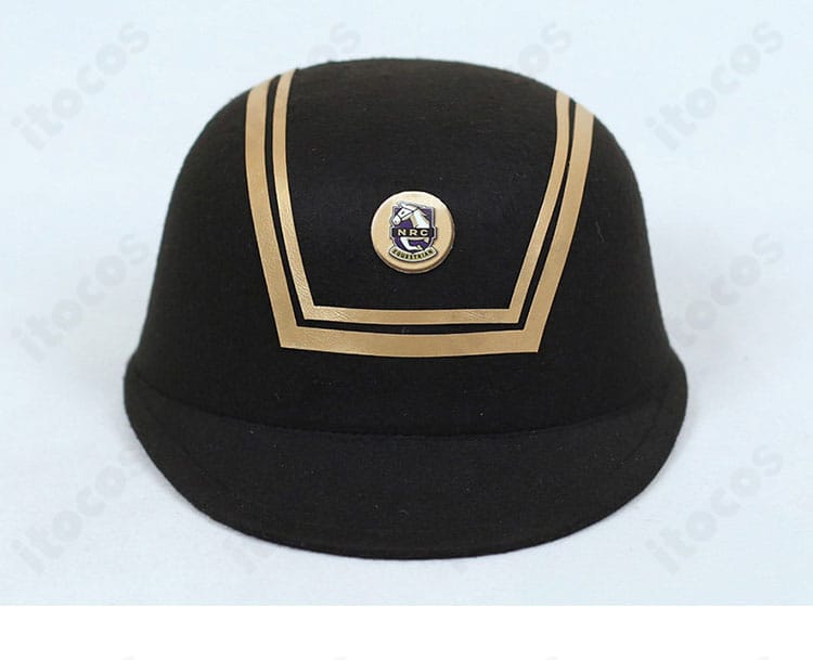 帽子正面の装飾ディテール。バンド部分の意匠と形の良さ