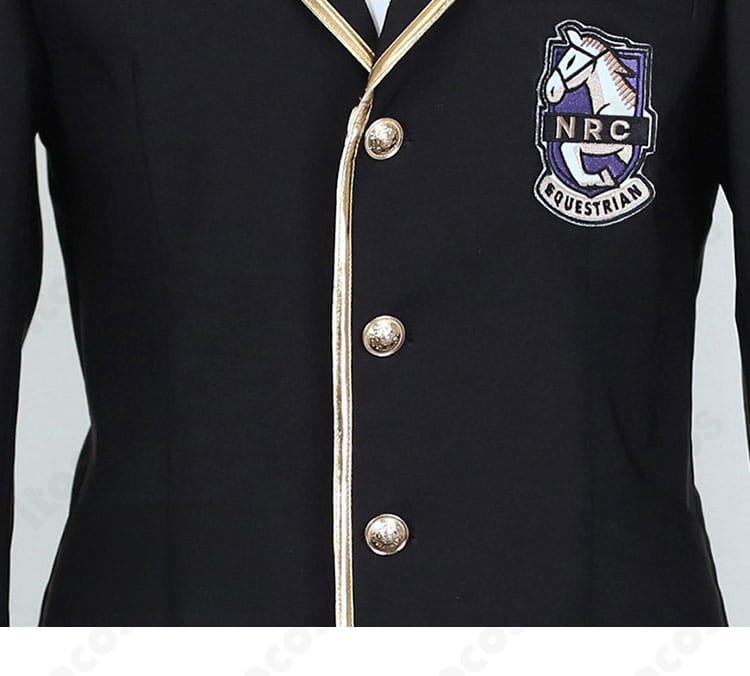 前立てボタンの装飾ディテール（配列と留め具の質感）