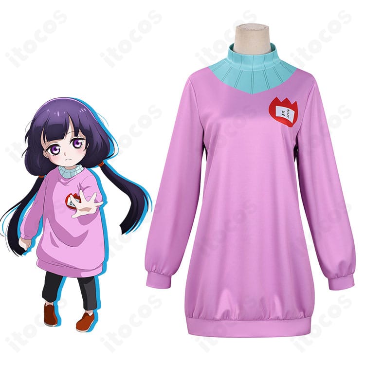 カヤちゃんはコワくない・カヤのコスプレ衣装を着用したモデルの全身イメージ