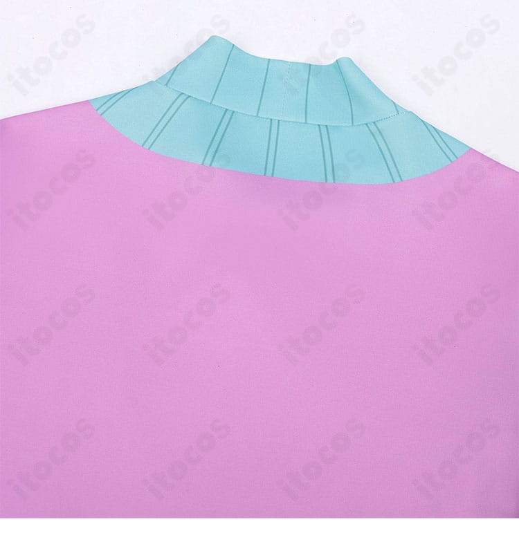 カヤ コスプレ衣装の背面装飾ディテール（切替・縫製の拡大）