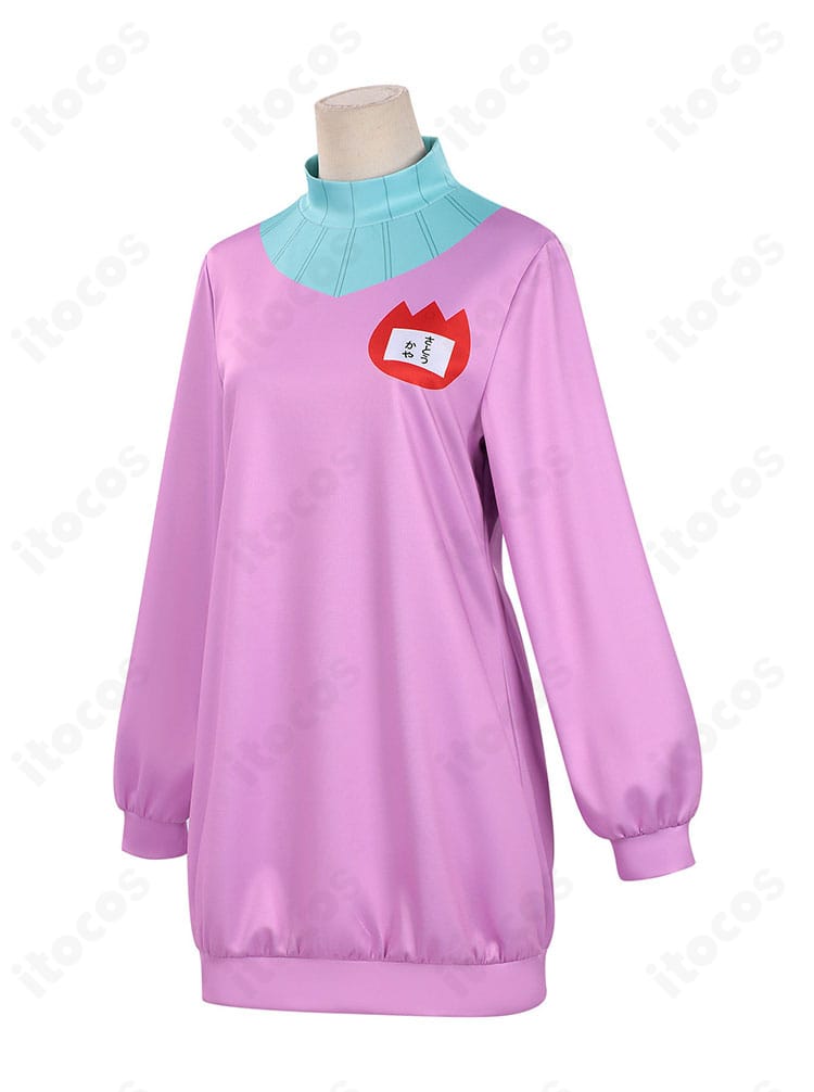 カヤ コスプレ衣装の側面シルエット（ラインと丈感の確認用）