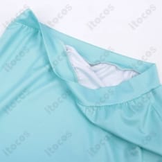 軽やかで動きやすいブルーパーカー衣装。通気性◎で撮影やイベントに最適です - 5枚目の画像（サムネイル）