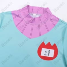 軽やかで動きやすいブルーパーカー衣装。通気性◎で撮影やイベントに最適です - 4枚目の画像（サムネイル）