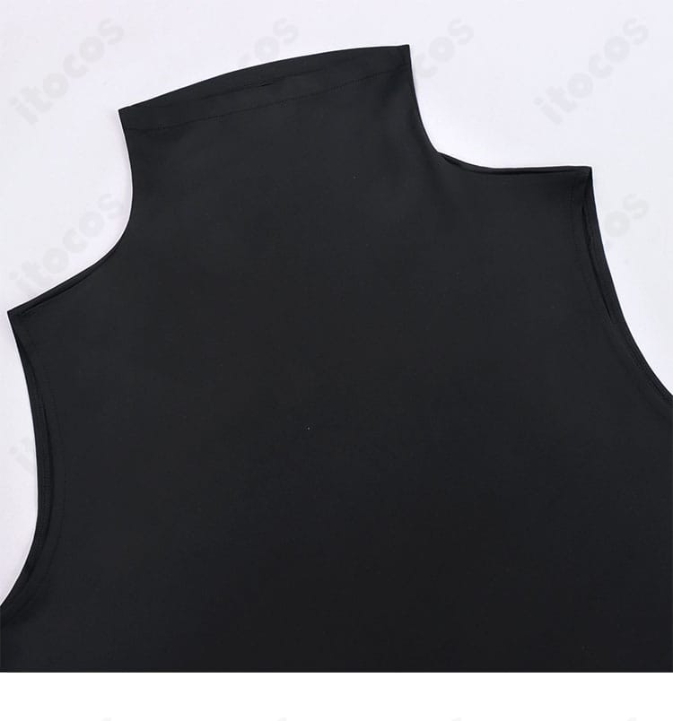 ジア・チォウ衣装 ブラックインナーの素材感ディテール