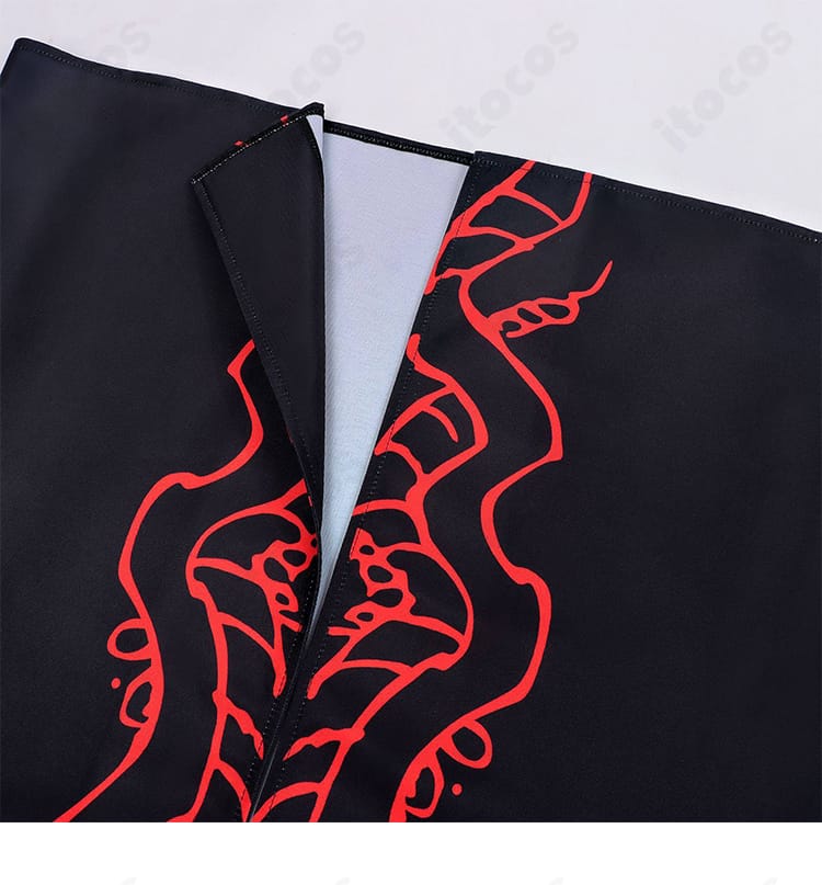 ジア・チォウ衣装 裾装飾の縫製ディテール