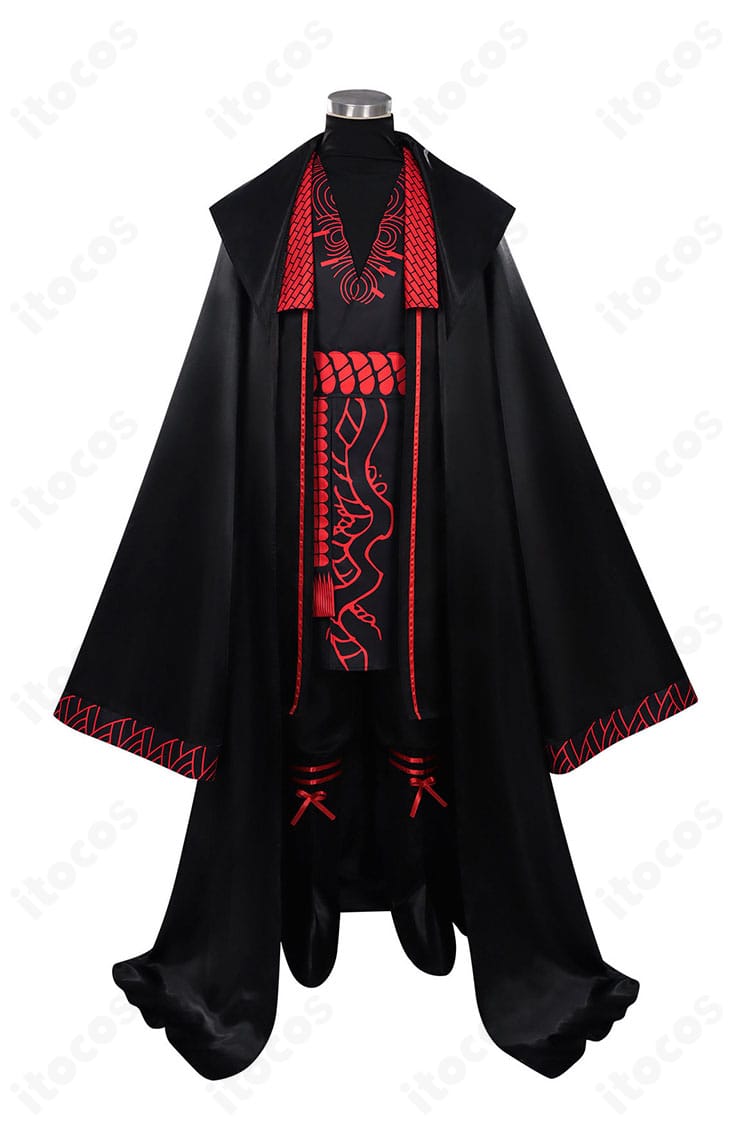 ジア・チォウ衣装のコートとベストの正面全体画像