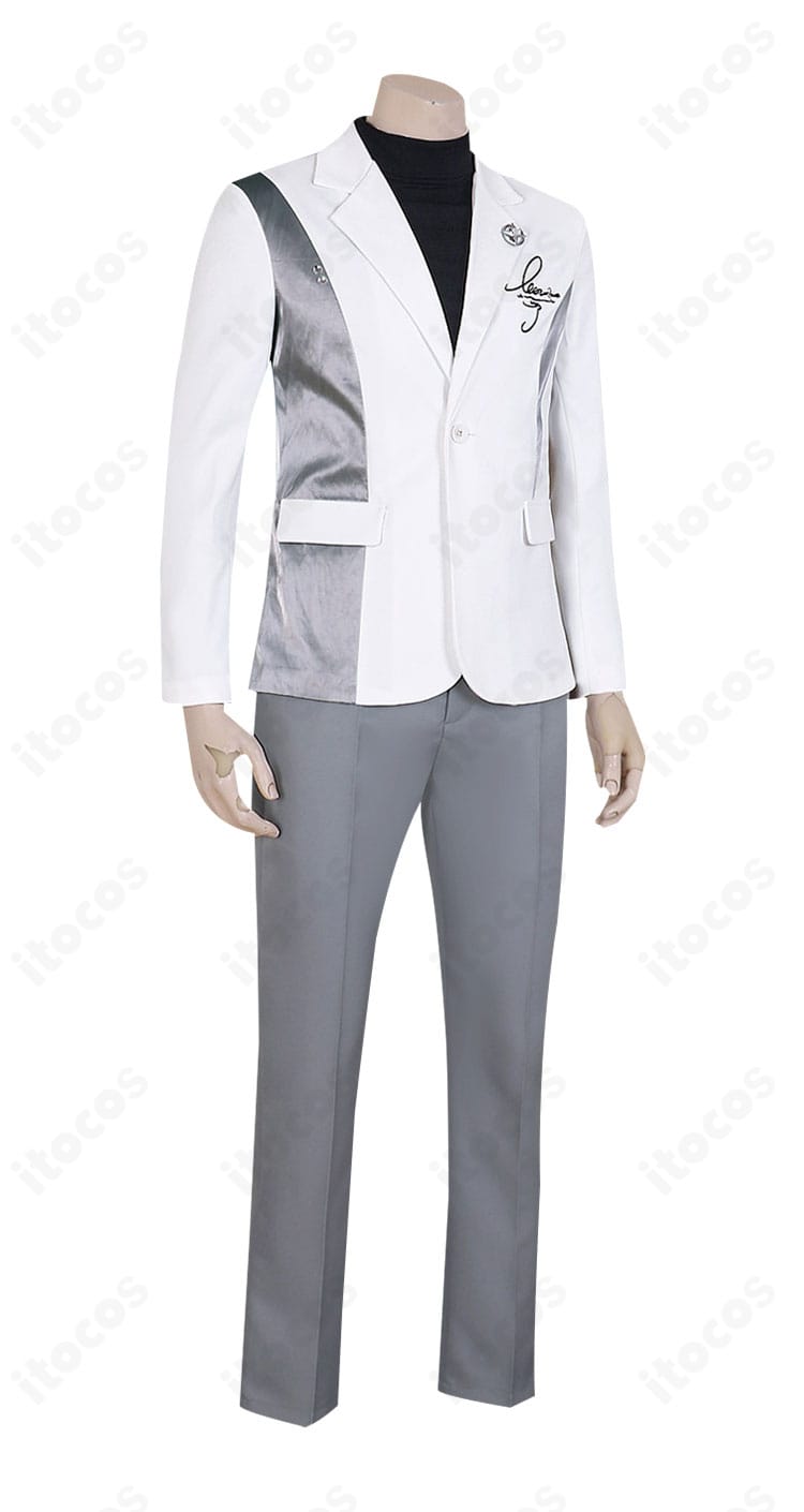 恋と深空 セイヤ 銀色の意志 コスプレ衣装の側面シルエットとラインの見え方