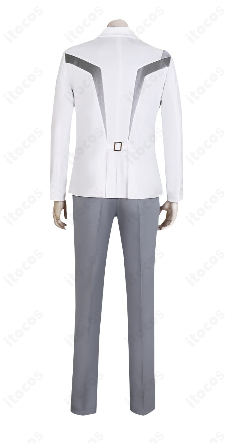 恋と深空 セイヤ 銀色の意志 コスプレ衣装の背面デザインと裾のディテール