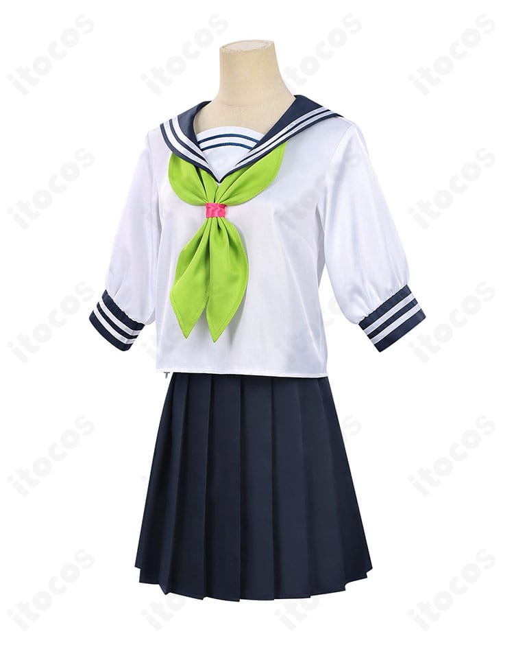 正反対な君と僕 鈴木みゆ 学園制服コスプレの側面シルエット