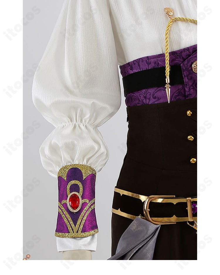 ロイヤルフラッシュ衣装 袖口の装飾・カフスの縫製ディテール