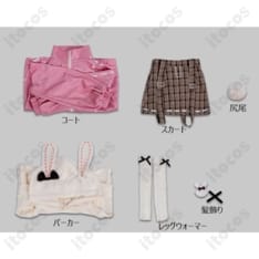 プロセカ 鳳えむ/草薙寧々 おさんぽうさちゃん私服コス 高再現で可愛い・爽やかに映える - 5枚目の画像（サムネイル）