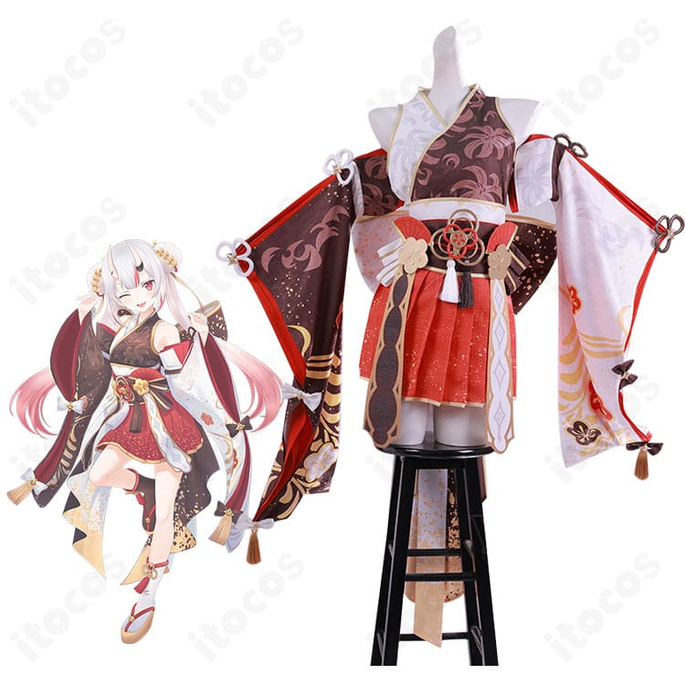 百鬼あやめ 7周年記念 天女繚華 花吹雪のフルセット着用イメージ