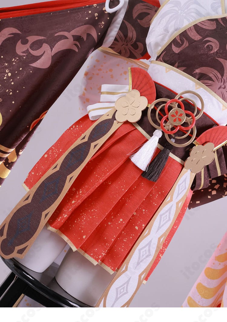 スカート裾の装飾・柄表現のディテール（天女繚華 花吹雪）