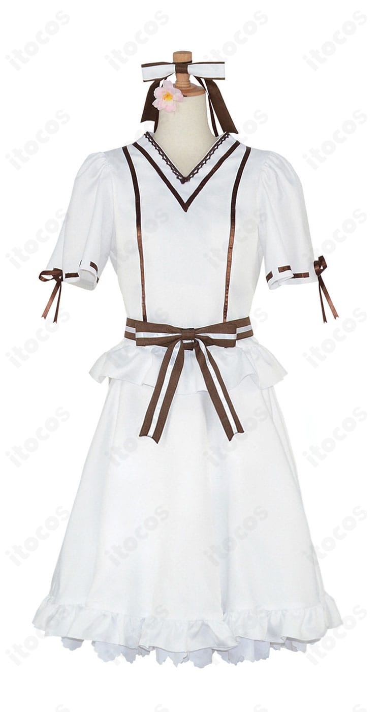 松浦果南 夢の舞台 覚醒後コスのトップスとスカートの正面全体