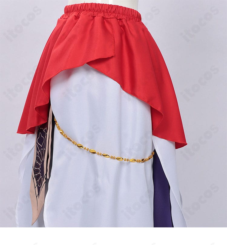 下衣サイド装飾ディテール。サイドラインとスリット部の設計が見える。