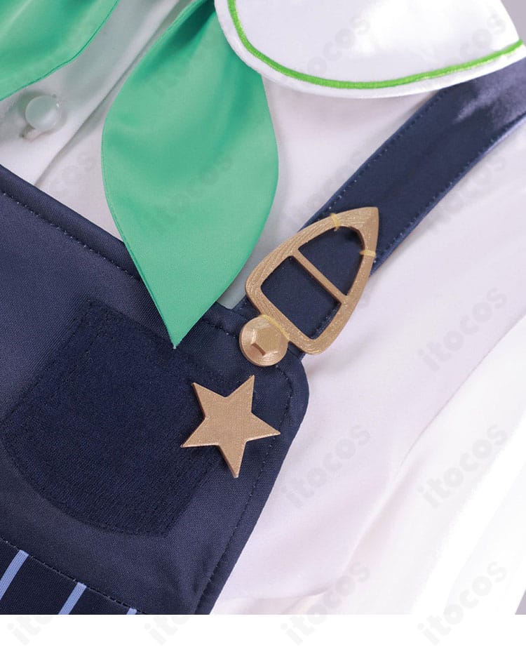 肩ストラップと留め具のディテール