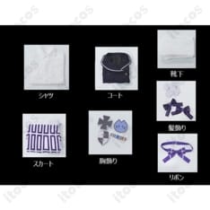 HK416 緋染め薄桜 コスプレ衣装｜軽やか快適、学園風シルエットで高再現の一着 - 6枚目の画像（サムネイル）