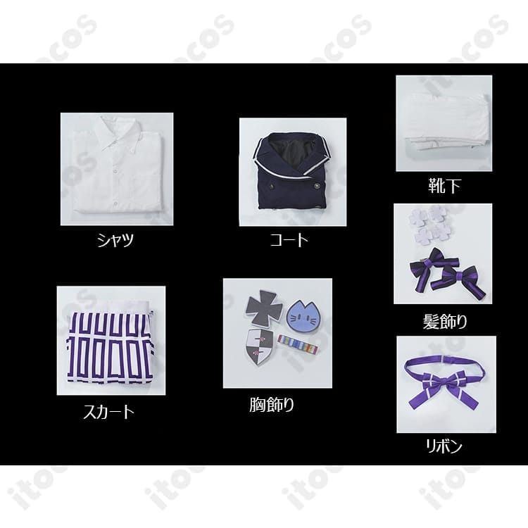 HK416 緋染め薄桜 コスプレ衣装｜軽やか快適、学園風シルエットで高再現の一着 - 6枚目の画像