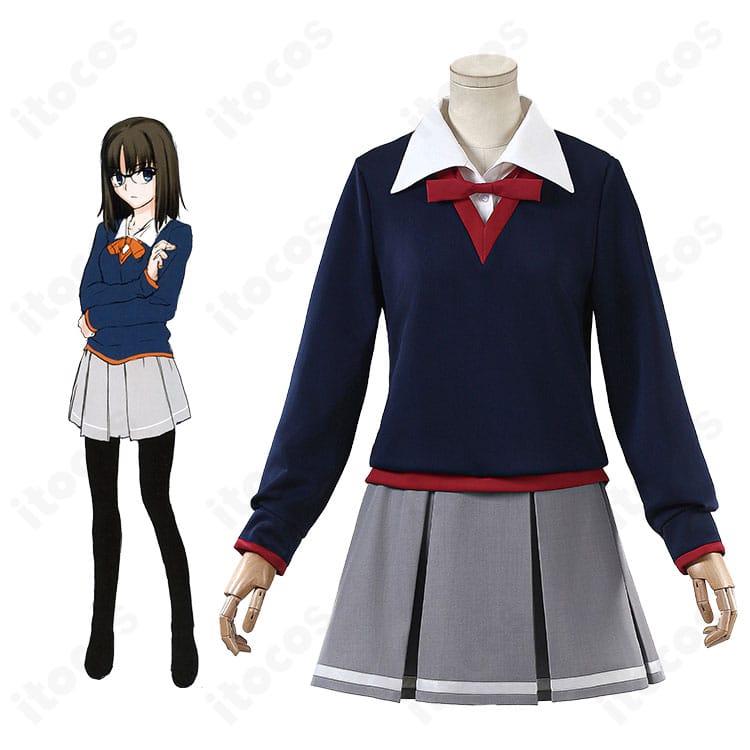 Fate/Prototype 沙条綾香 学園制服の着用イメージと衣装全体が分かる画像