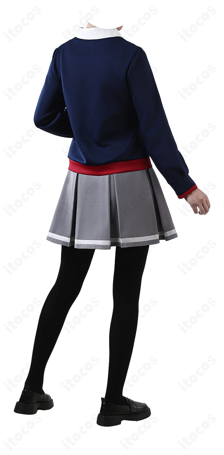 後ろ姿のリボン結びやスカートの広がりが分かる装飾背面クローズアップ