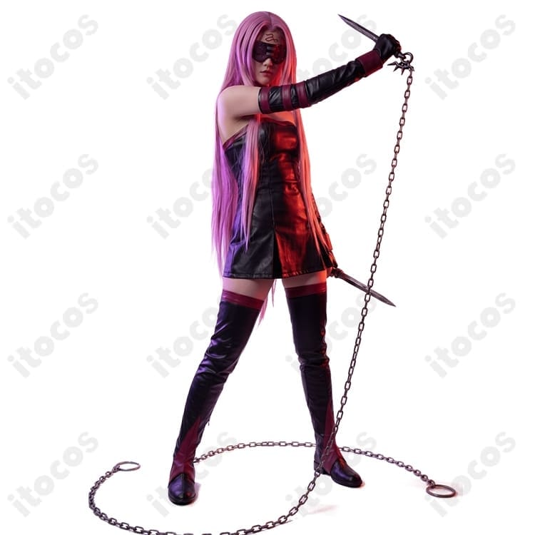 メドゥーサ（ライダー）第一再臨コスプレ｜艶感PUで高再現、イベント・撮影で映えるタイトシルエット - 3枚目の画像