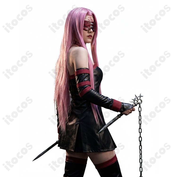 メドゥーサ（ライダー）第一再臨コスプレ｜艶感PUで高再現、イベント・撮影で映えるタイトシルエット - 5枚目の画像