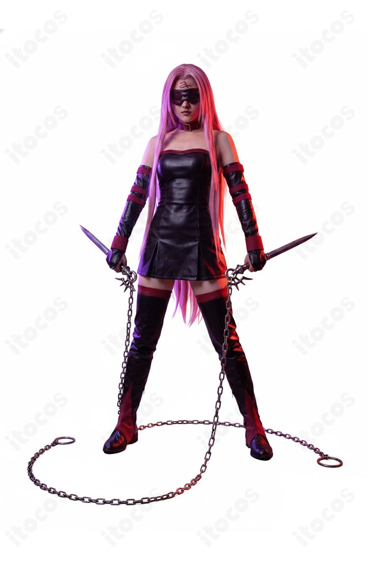 腕飾り・目隠し・縫製端処理など装飾ディテールの接写。素材の質感とハリ感を表す画像。