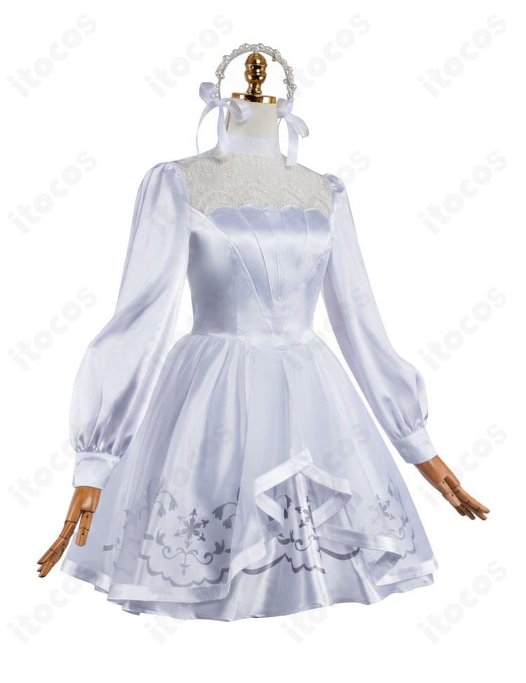 第五人格 庭師 2026雪まつり衣装のスカート全体と装飾のディテール