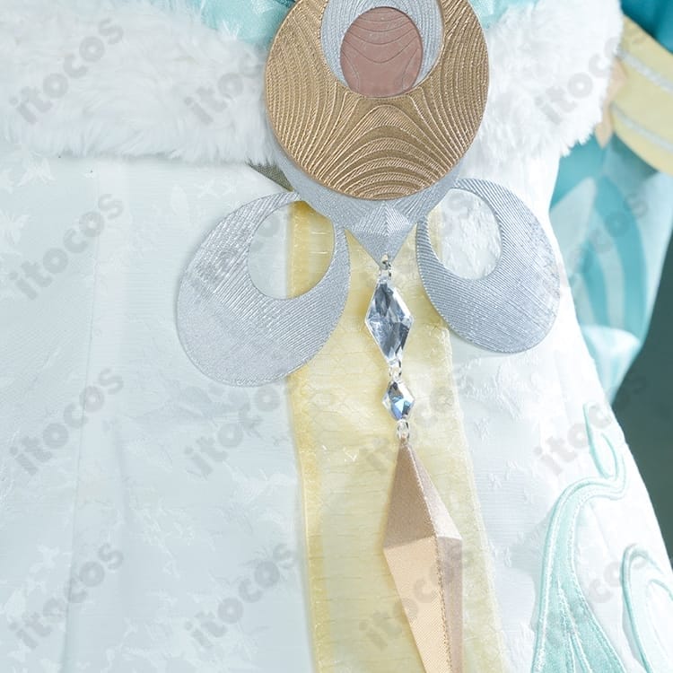 原神 申鶴 コスプレ衣装 高再現セット｜エレガントな中華風シルエットでイベントと撮影に最適 - 3枚目の画像