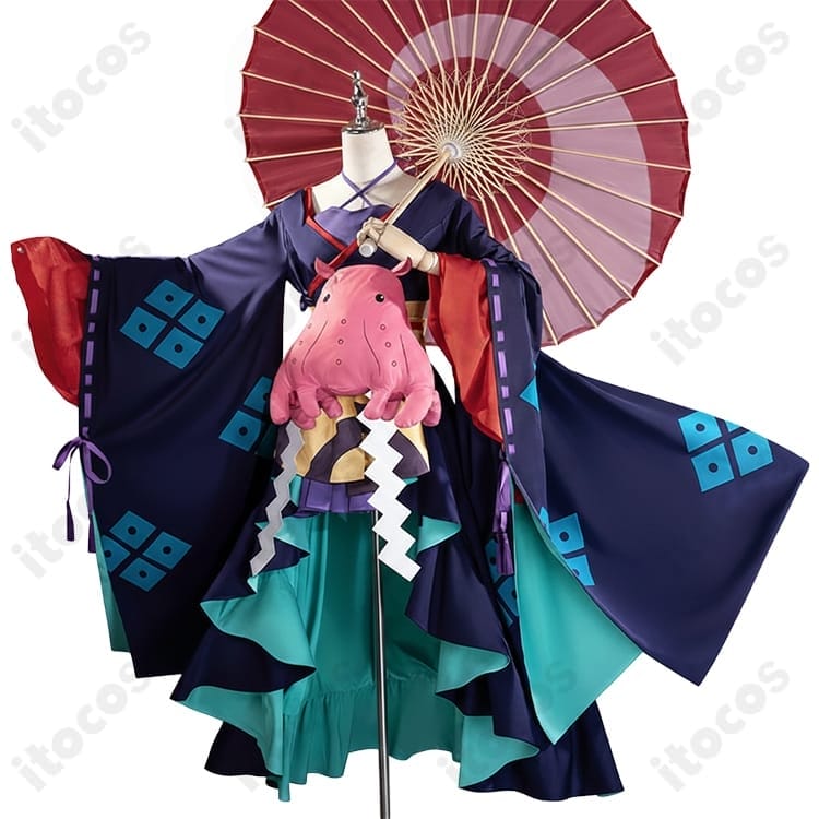 和風ファンタジーの上品×ゴージャス衣装。軽やかで撮影映え、イベントに最適 - 3枚目の画像