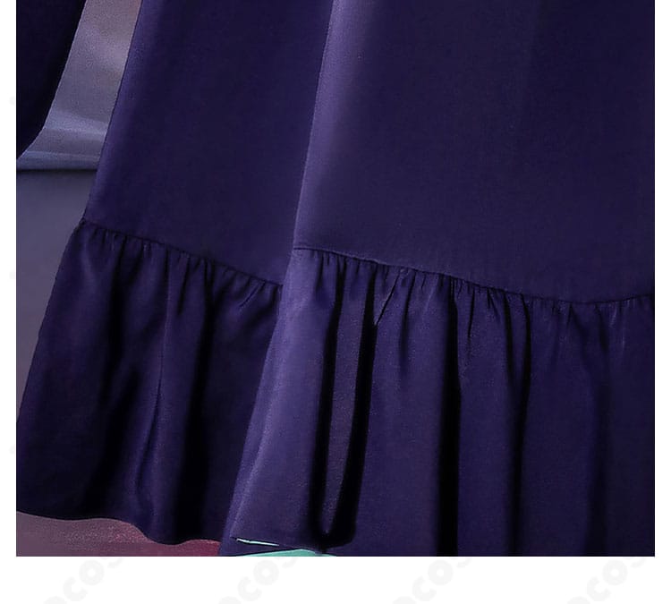 紫色パーツの生地感アップ。発色と質感、光沢の見え方を提示