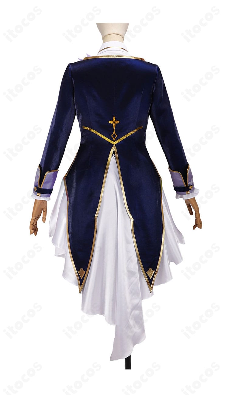 小清水透 共通衣装コスプレの背面カット（コートのシルエットと丈感、背面ライン）