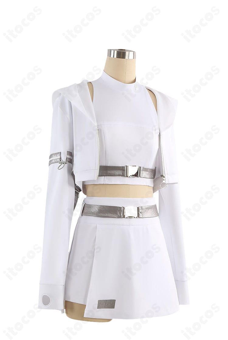 白石杏/小豆沢こはね 衣装の右側面シルエットとライン