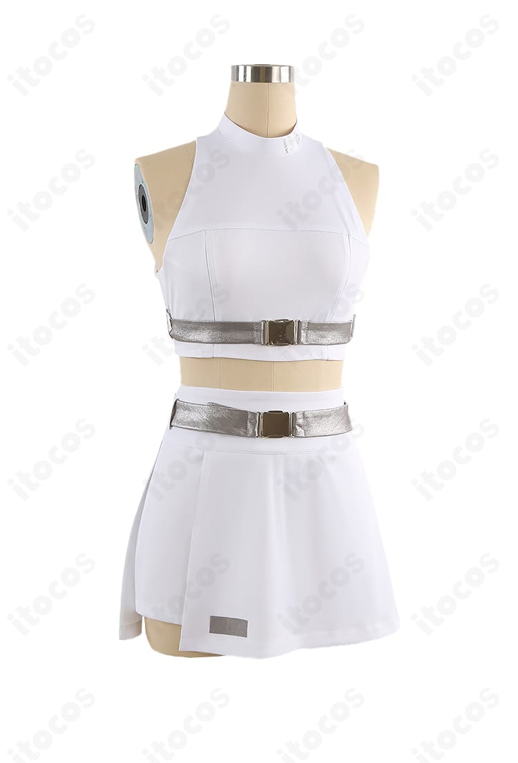 ジャケット上身頃と胸飾りの装飾ディテールのクローズアップ