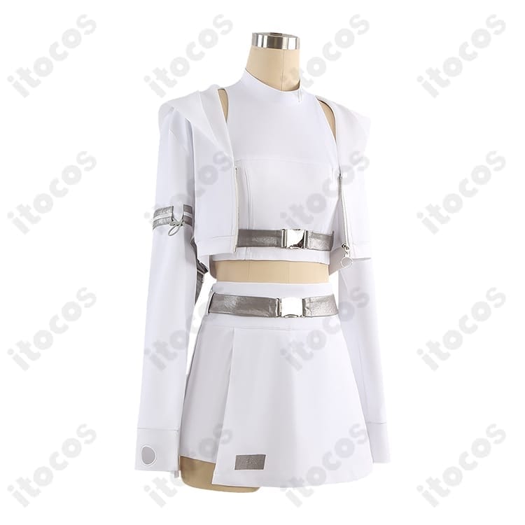 プロジェクトセカイ 白石杏/小豆沢こはね 衣装 高発色ストレッチで動きやすく撮影映え - 2枚目の画像