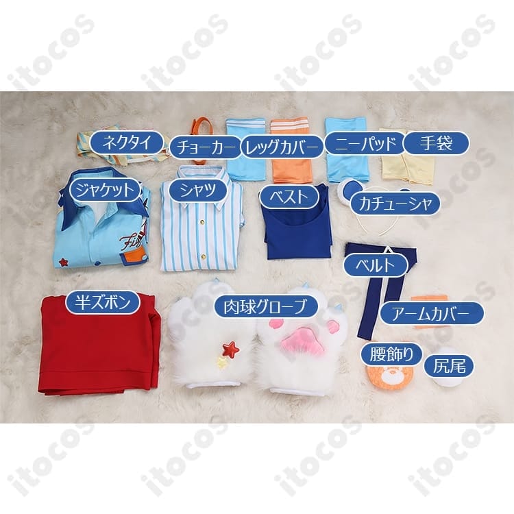 あんさんぶるスターズ！！ クマクマレスQ衣装｜熊耳が映えるクールな再現度と動きやすさ - 7枚目の画像