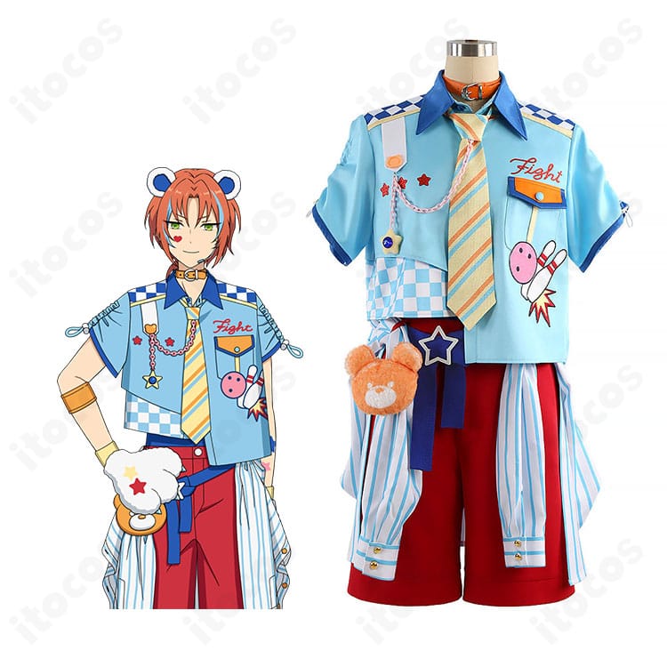 あんさんぶるスターズ！！ クマクマレスQ衣装を着用した全身コーデのイメージ写真