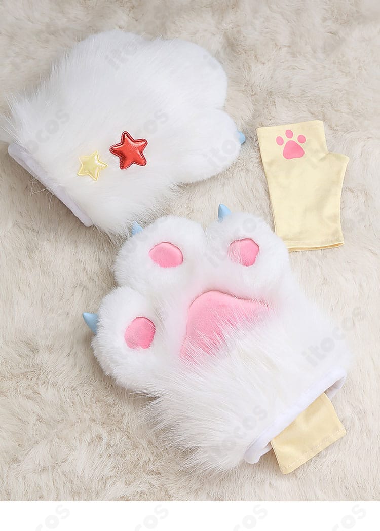 クマクマレスQ衣装の付属アクセサリー類ディテール（アーム・レッグカバーなど）