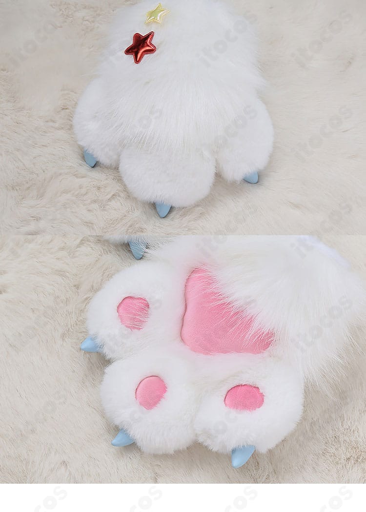 クマクマレスQ衣装の手袋・指先まわりのデザインディテール