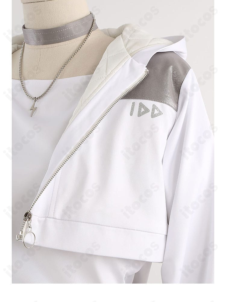 東雲彰人 アクセラレイト衣装 肩から袖の装飾ラインとカッティングの詳細