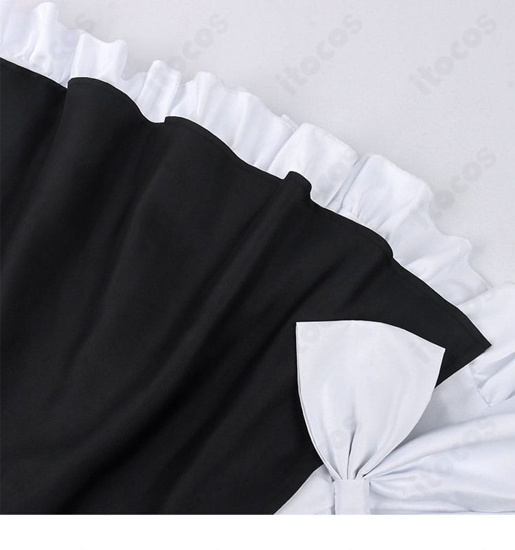 裾周りのフレアラインと縁取りの仕上げ