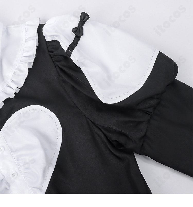 肩と袖山のデザイン、パフ形状と縫製のアップ