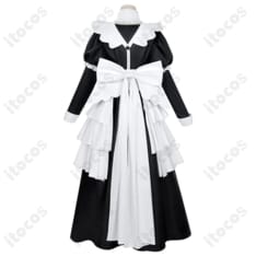 死亡遊戯で飯を食う。金子（キンコ）ゴーストハウス メイド服 高再現で撮影映え、快適な着心地 - 3枚目の画像（サムネイル）