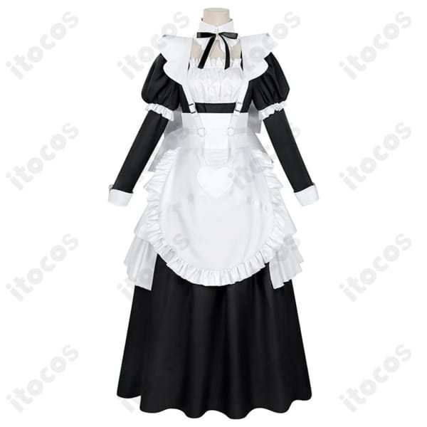 死亡遊戯で飯を食う。金子（キンコ）ゴーストハウス メイド服 高再現で撮影映え、快適な着心地