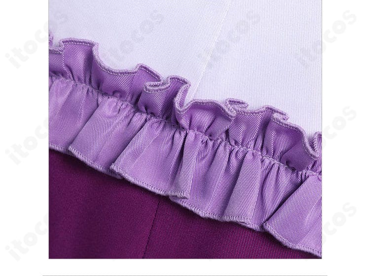 スカートレースの模様と重なりの質感ディテール