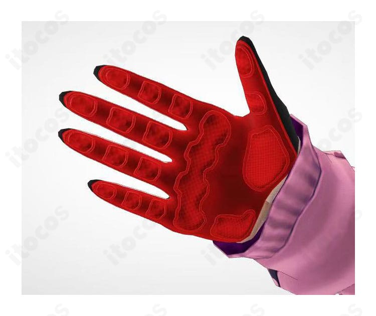 ロボ子さん衣装の手袋・内側の形状と縫製ディテール