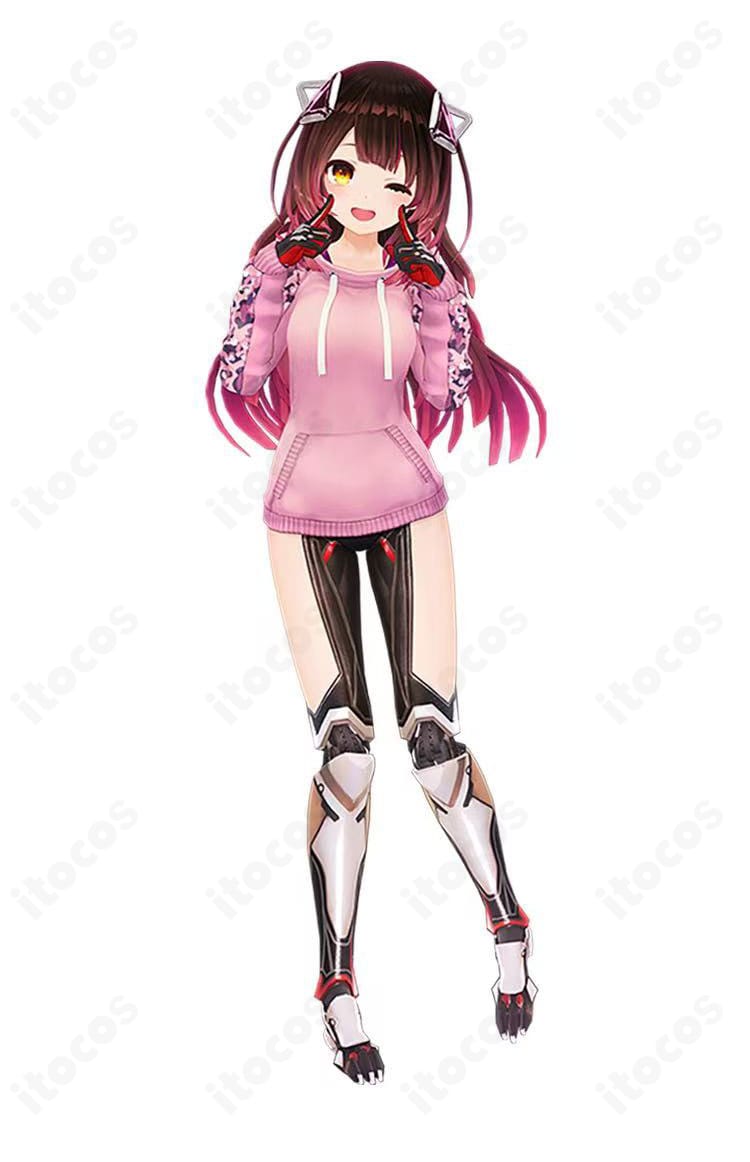 ホロライブ ロボ子さん モデルV3新メイン衣装を全身着用した商品イメージ