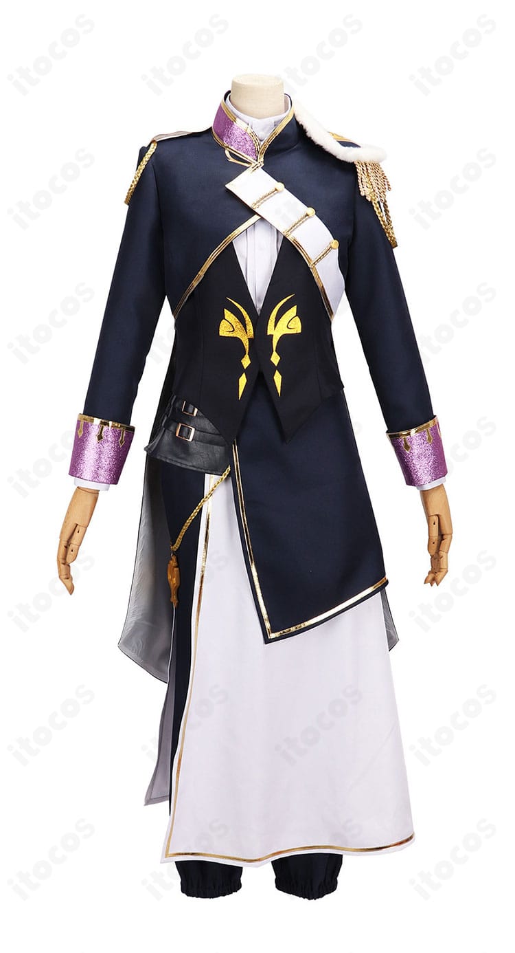 闇ノシュウ CONCERTO共通衣装の正面全景|ジャケット・ベスト・シャツ・パンツのシルエット確認用