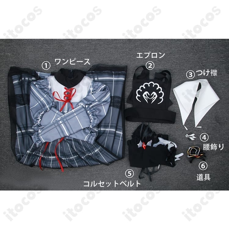 無期迷途 ルミナ 温泉旅館制服 高再現コスプレ 小道具入りで撮影映え - 5枚目の画像